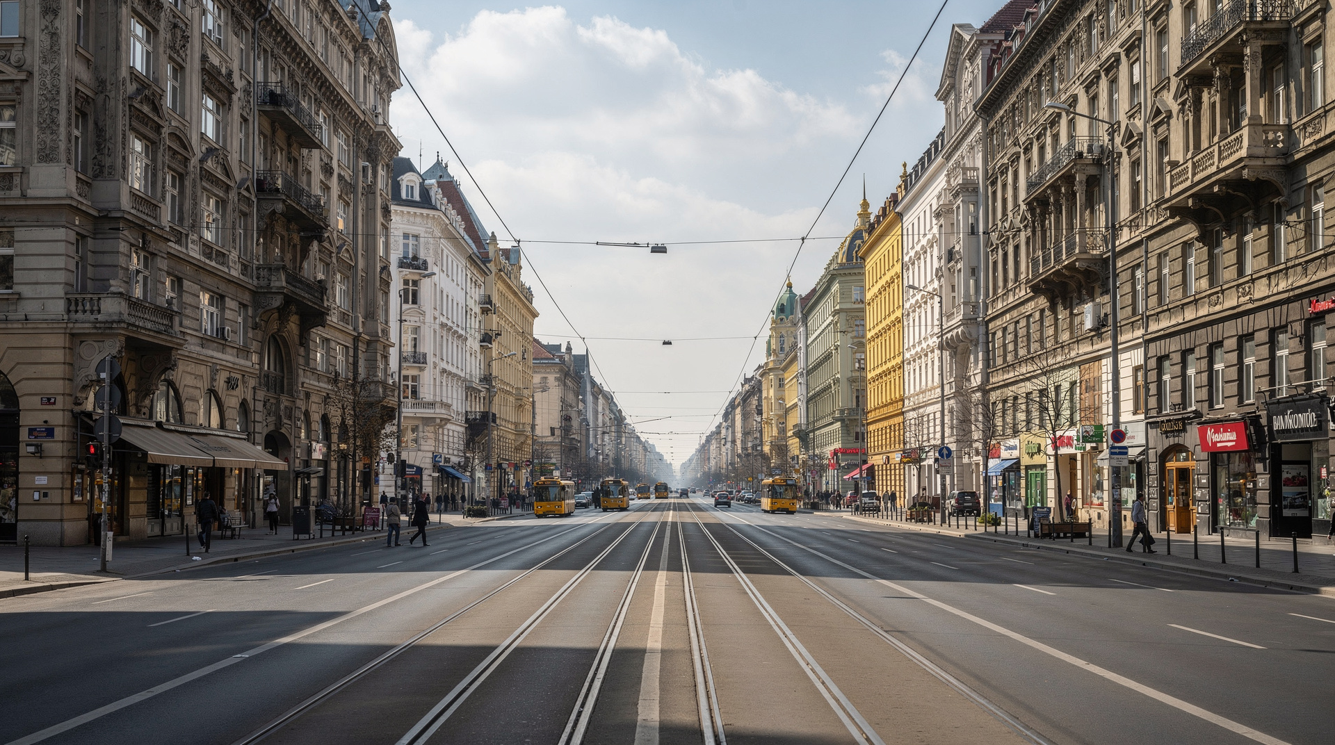 Downtown Pest — Parliament, St Stephen's Basilica and District V