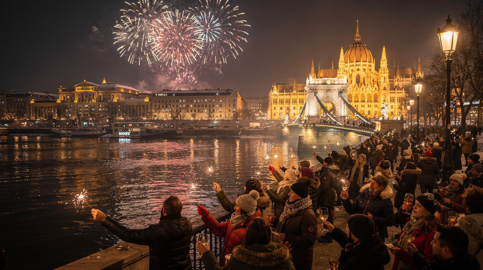 Silvester in Budapest: feiern ohne Touristenfallen — Silvester in Budapest: Feuerwerk über der Donau, Ruinenbars, Dinneroptionen und 