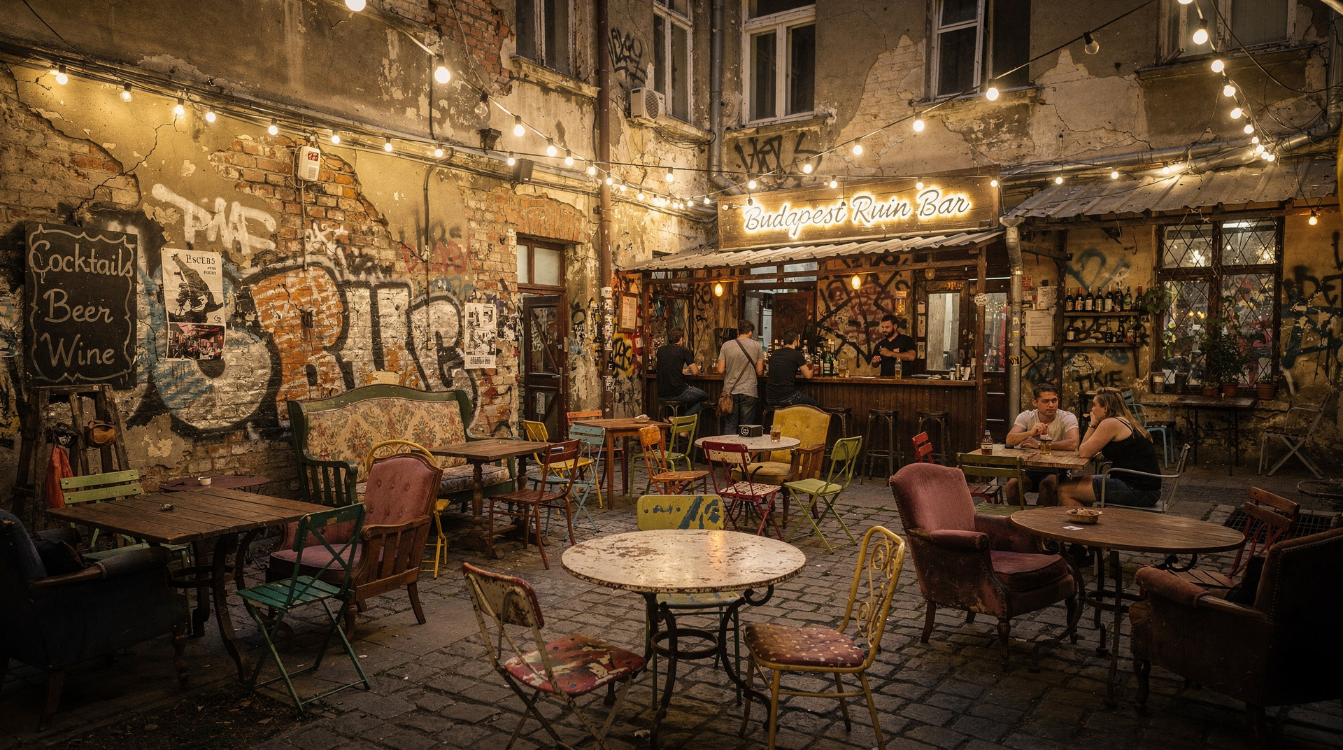 Budapest nach Mitternacht: was offen ist und wie man sicher nach Hause kommt — Budapest nach Mitternacht: Spätgastronomie, Nachtbars, 24-Stunden-Transport, Sic