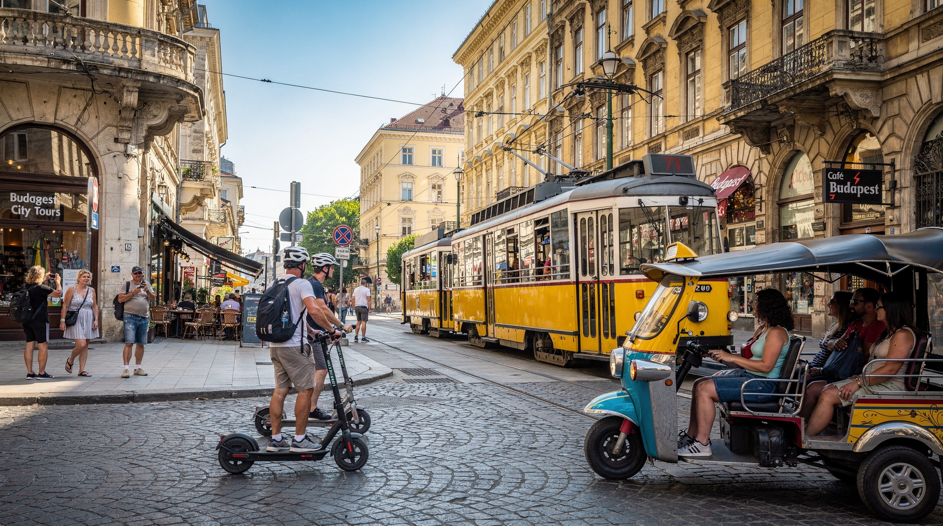 Tuktuk- und E-Scooter-Touren in Budapest: welche passt zu Ihnen? — Budapests Tuktuk- und E-Scooter-Touren erkunden das Stadtzentrum in 1–2 Stunden.