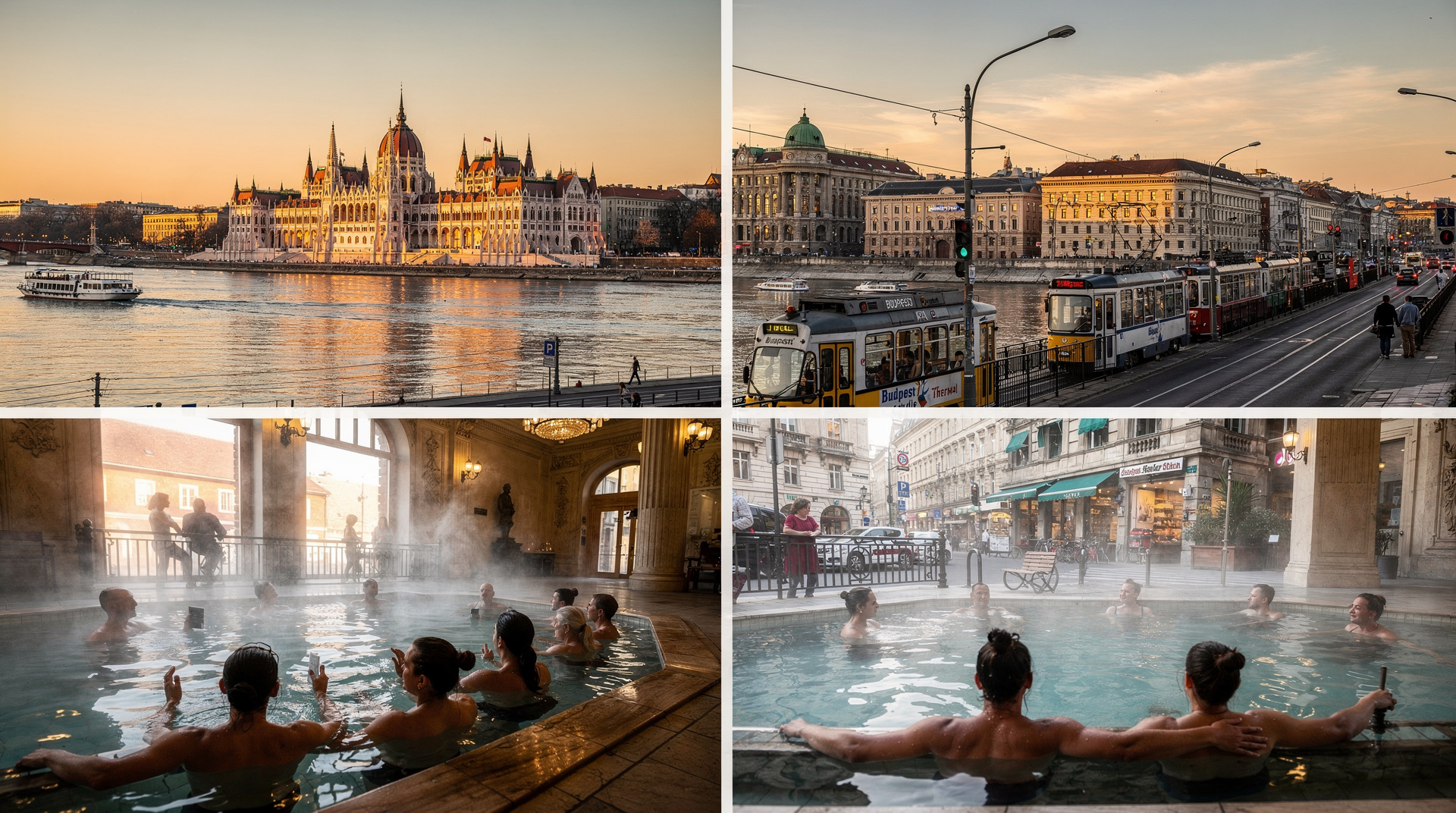 Budapest Kurzurlaub: ein entspanntes Zwei-Tage-Wochenende — Ein entspannter Budapest-Kurzurlaub mit Fokus auf Donaublick, Thermalbäder, gute