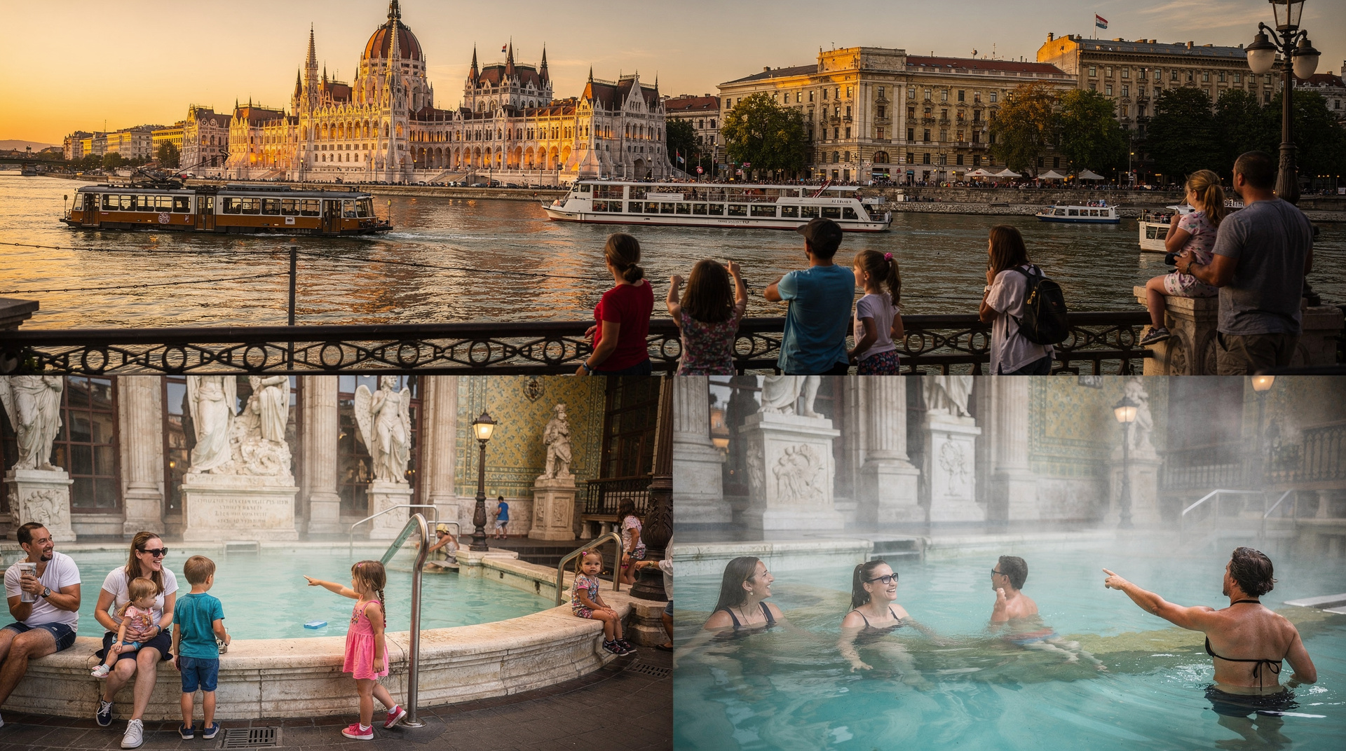 Budapest mit Kindern: 3-Tage-Familienreiseroute — Familienerprobte 3-Tage-Reiseroute: Burg, Széchenyi-Bäder, Zoo, Stadtpark, Boots